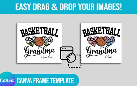 Basketball Grandma Custom Canva Frame: A Designer's Playbook