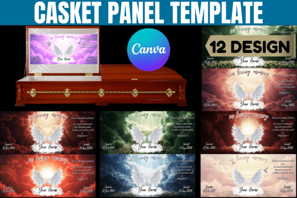 Casket Panel Template, Memorial Casket: Creating a Timeless Tribute