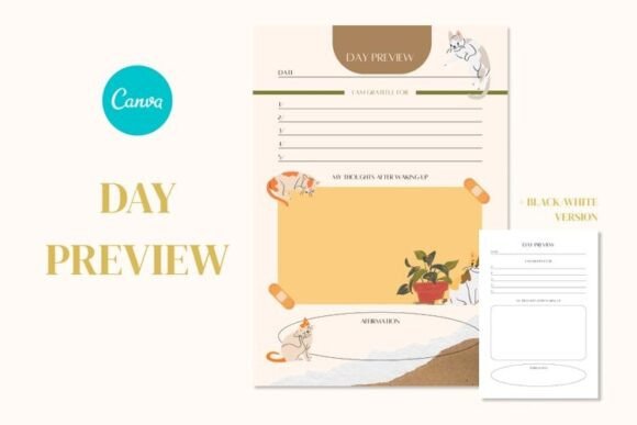 Day Preview Planner | Canva Planner