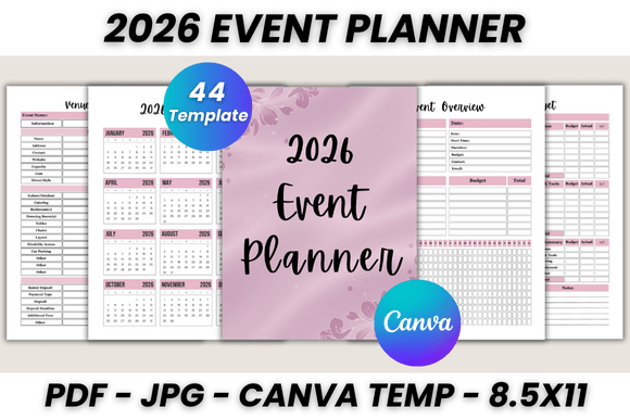 Master Your 2026 Event Planning with This Canva Template