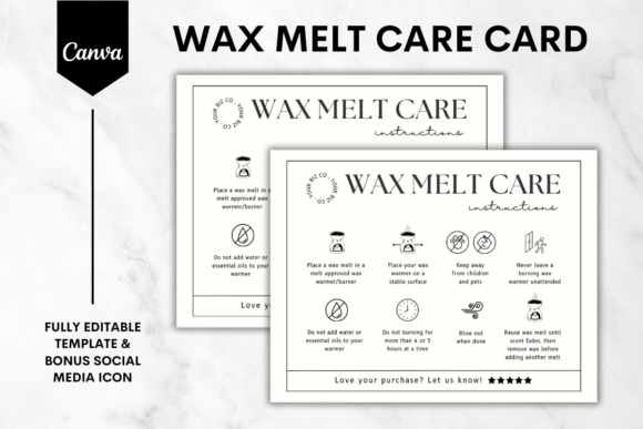 Refine Your Wax Melt Branding with Template 2
